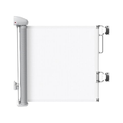 Puerta retráctil para Perros, 45 x 150 cm, de Seguridad para Animales domésticos, Puerta de protección Extensible | para Puertas escaleras casa Interior Exterior niños Cachorros