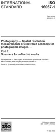 ISO 16067-1:2003, Photography - Spatial resolution measurements of electronic scanners for photographic images - Part 1: Scanners for reflective media