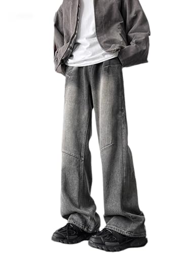 Men's Jeans Autumn American Straight Denim Long Pants for Men4