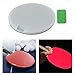 rockible Table Tennis Rubber Cutting Rotating Platform Ping Pong Paddles DIY Tool Flat Professional Diameter 22cm PE Board Accessory