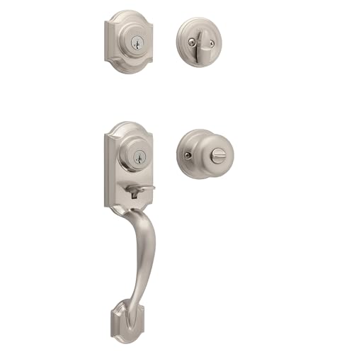 Ensemble poignée de porte extérieure Kwikset Montara et verrou SmartKey Juno - 2