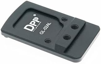 DPP Titanium Rear Sight Dovetail Mount Compatible with Glock Trijicon RMR/SRO&Holosun 407C507C/508T