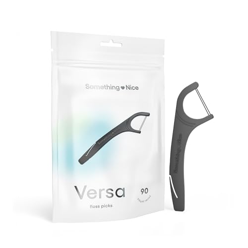 Fil dentaire SOMETHING NICE Versa lot de 90 pièces menthe avec gratte-langue