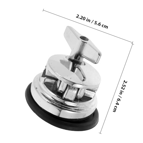 Abrazadera para pata de tom floor Vaguelly 36mm hierro plateado miniatura 2