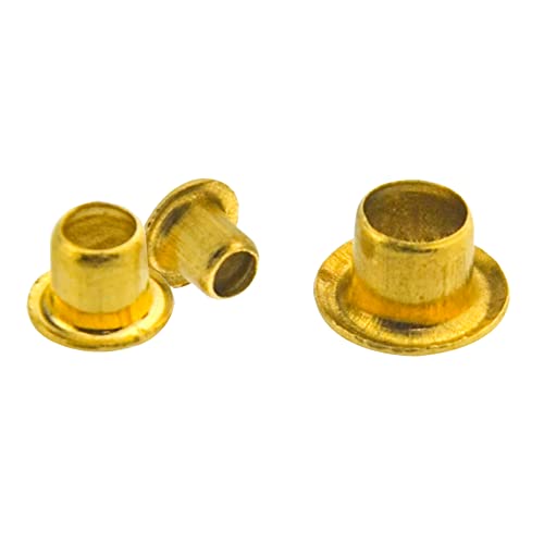 Xingyheng 650Pcs 8 Values M0.9(D)-M5(L) Mixed Zinc Plated Through Hole Copper Rivets Assortment Kit(Whole Hollow Grommets Rivets Set With A Plastic Storage Kit) #TOP5