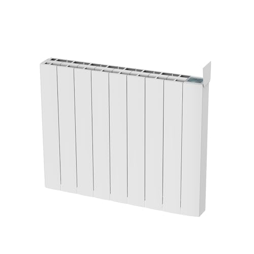 Radiateur électrique fonte aluminium à inertie sèche mural Astios Sannover 2000 W