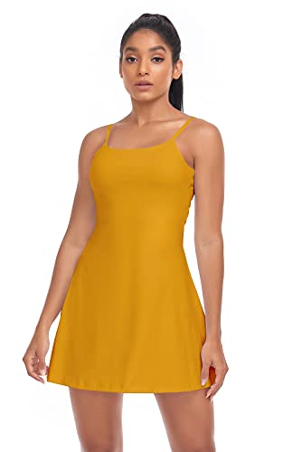Womens Tennis Dress, with Adjustable Straps & Built-in Bra Athletic Golf Dresses for Women Workout Exercise2