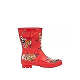 Joules Molly Welly Red Floral 1 8 B (M)