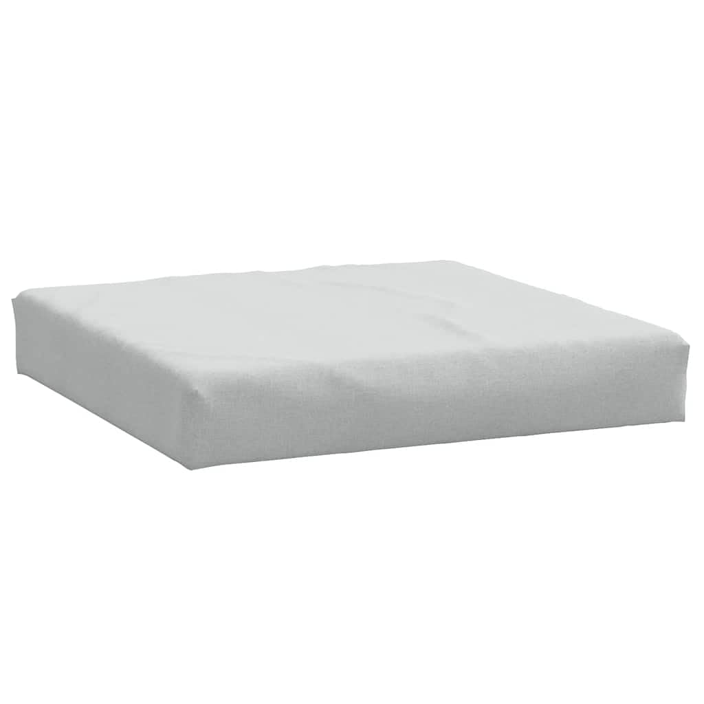 vidaXL Cojín para sofá de palets Tela Gris Claro Melange 60x60x9,5 cm, cojín palets, cojín de jardín, cojín de Silla, cojín, cojín de Exterior