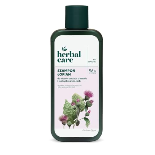 Shampooing pour cheveux gras à la racine et aux extrémités sèches Bardane