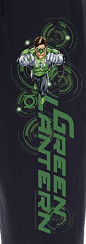 DC Comics Mens' Green Lantern Logo Hal Jordan Sleep Pajama Pants3