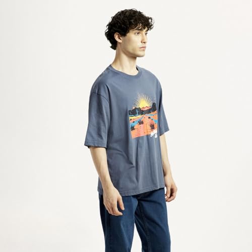 Image of Levi's Men's Printed Regular Fit T-Shirt