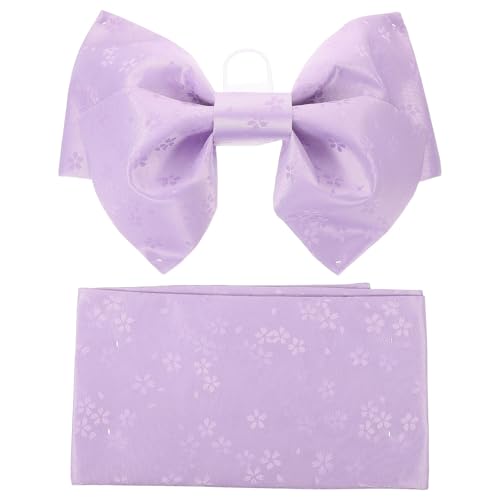 LIFKOME Japanese Kimono Bow Belt: Japanese Kimono Robe Belt Sash Pre Tied Yukata Waistband Waist Flower For Ladies Women'S