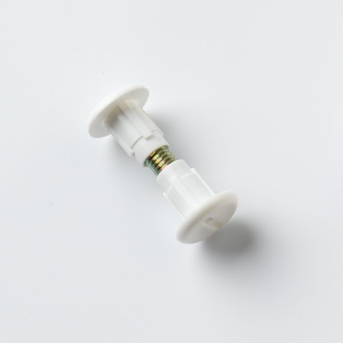 Vis de raccordement placard M6 blanc pour stopper le jeu entre les caissons
