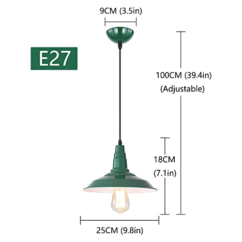 IBalody Lampada a Sospensione Industriale Retro