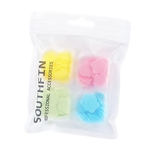 Milageto 200 pçs de papel de, folhas de papel de, descartáveis pequenas flores portáteis em forma de