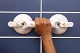 Mobeli One Hand Grab Bar 12.8 Inch Length Suction Mount 176 Pound Capacity