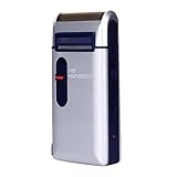 Afeitadora eléctrica, Afeitadora alternativa | retro reciprocante recargable por USB de 3 W,Afeitadoras faciales portátiles con diseño de red geométrica para el cuidado de la cara, el cuell