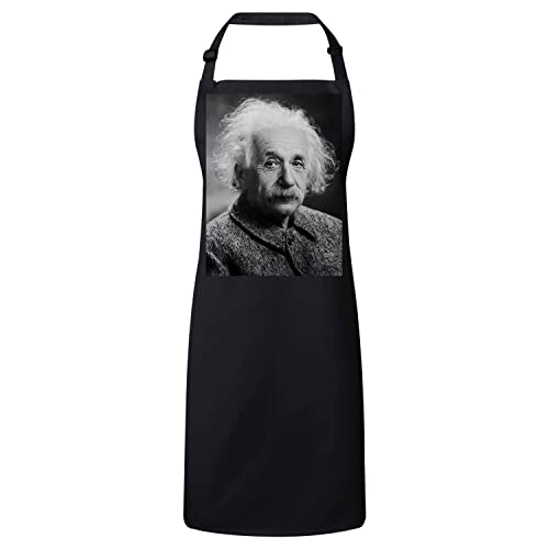 Tablier cuisine Albert Einstein de qualité premium avec photo originale
