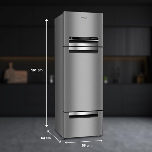 Image of Whirlpool 235 L(253D) Frost Free Triple-Door Refrigerator(Fp 253D Protton Roy German Steel(Z)
