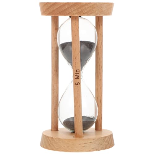 MOTHNUR 計測可能な多機能砂時計 おしゃれな木製三柱デザイン キッチンやリビングのインテリアに 装飾兼用家用マー