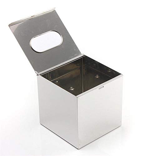 Moonshine Cube Stainless Steel Toilet Paper Box Tissue Container Case