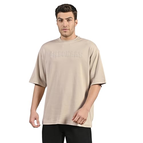 Image of Skechers Men's Solid Loose Fit T-Shirt