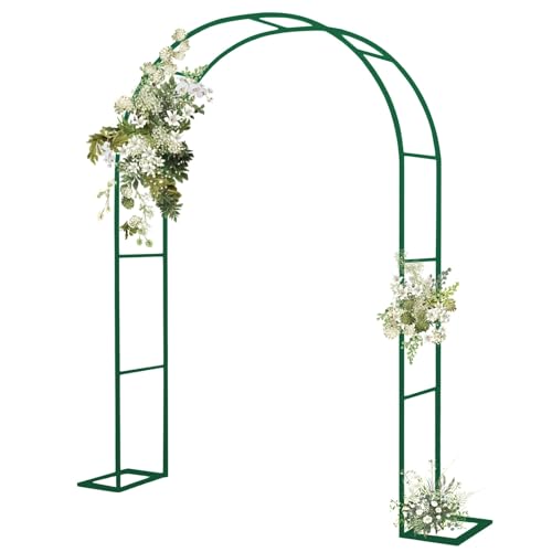 Arche de mariage pour articles de fête et treillis de jardin vert pour cour extérieure