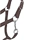 PFIFF 103103 Halfter-Set „Sunny“, 3-teiliges Set aus Halfter, Strick und Fliegenfransen, individuell anpassbar, Braun-Pink, Full