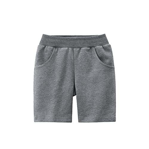 Toddler Boys Athletic Shorts Elastic Waist Soccer Outfits for Boys Kid Solid Casual Shorts with Pockets Beach Clothes