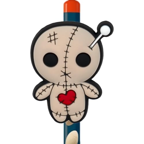 WZZHHJ ハロウィン 漫画 ペンキャップ - かわいいカボチャ/ゴーストの形 ・ 3cm 伸縮自在スタイル ・ 丈夫で環境に優しい素材 - パーティーギフト、学校の教室、オフィスの文房具に最適 (110)