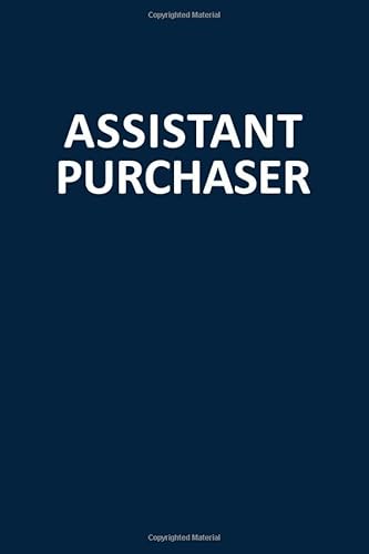 livre Assistant Purchaser: Blank, Lined Journal Notebook (Softcover)