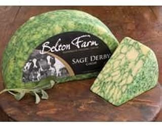 Sage Derby Cheese, 4.4 Pound -- 2 per case. by Anco Fine Foods