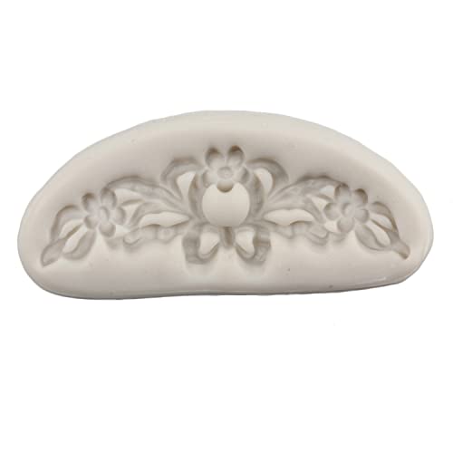Mypracs Baroque Fondant Mold Curlicues Scroll Lace Silicone Molds Relief Flower Molds Filigree Mold For 3D Sculpted Cake Decoration Cupcake Topper Chocolate Gum Paste Candy Polymer Clay Set Of 6 #TOP7