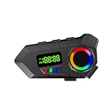 Yanmis Auriculares Bluetooth para Casco de Motocicleta, IP65 para