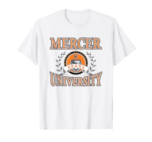 Mercer Bears Laurels White Officially Licensed T-Shirt