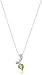 10k Gold Gemstone and Diamond Accent Heart Pendant Necklace, 18"