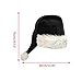 ruiruiNIE 75cm Adulto Negro Felpa Sombrero de Navidad Largo Traje de Navidad...