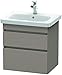 Duravit DS648004343 DS6480 DuraStyle 23" Single Wall Mounted Wood Vanity Cabinet Only - Less Vanity Top