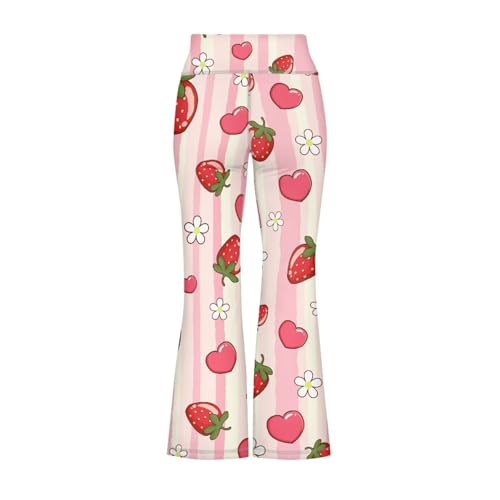 Dolyues Girls Flare Leggings Kids Casual High Waisted Stretchy Bootcut Yoga Pants Full Length Bell Bottoms 5-14 Years3