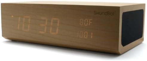 SoundBot PR-SB1010-NWD 8-in-1 Multi-Function Stereo Bluetooth Audio Speaker (Natural Wood)