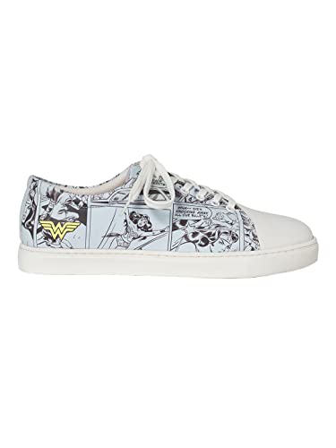 Image of The Souled Store Women Official Wonder Woman: Indestructible Power Sneakers for Women Casual Shoes Branded Chunky Sports Shoe Soft Sole Stylish Snickers Classic Multicolor Funky Trendy Dail