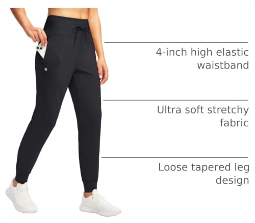G Gradual Women s Joggers Pants with Zipper Pockets High Waisted Sweatpants Athletic - image 4