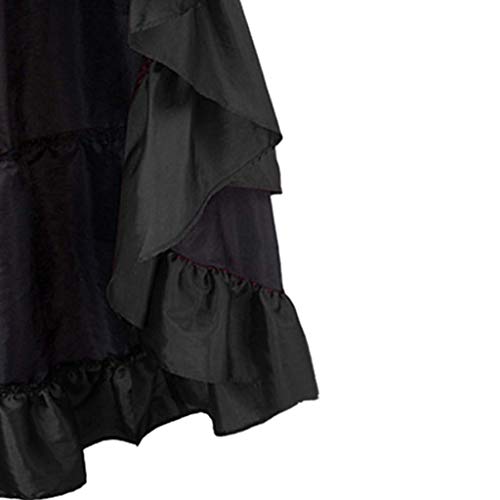 Ladies 50S Rock Gothic Leather Vintage Irregular Cupcake Ankle Fashion Basic Long Skirt Middle Ages Steampunk Gothic Plus Size Irregular Rockabilly Frilly Skirts Petticoat Schwarz steampunk buy now online Ladies 50S Rock Gothic Leather Vintage Irregular Cupcake Ankle Fashion Basic Long Skirt Middle Ages Steampunk Gothic Plus Size Irregular Rockabilly Frilly Skirts Petticoat Schwarz steampunk buy now online