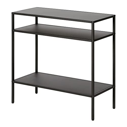 Henn&Hart 24" Wide Rectangular Side Table in Blackened Bronze, Table for Living Room, Bedroom by Henn&Hart - Image 4