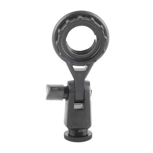 Portable Microphone Holder,Anti Vibration Mount Adapter Socket,Adjustable Desktop Microphone Stand,Easy Install Removable for Recording Studio