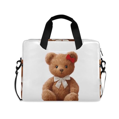 Funda para portátil ALAZA oso de peluche marrón miniatura 1