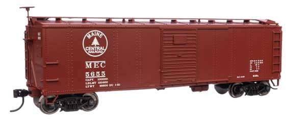 Walthers Mainline 910-40966 HO Scale 40' Early X29 Boxcar - Ready to Run - Maine Central #5655