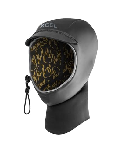 XCEL 2mm DRYLOCK Hood w/Bill & Neck Dam - Black 2 / XL