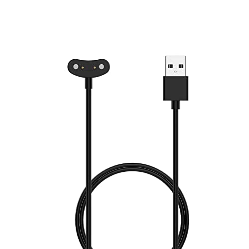 Cargador Compatible con Ticwatch Pro 5, Ticwatch Pro 3 Ultra GPS, Pro 3 GPS, Pro 3 LTE, Pro X, Ticwatch E3, Cable de Carga de Repuesto USB Cargador Magnético - Negro 3,3ft 100cm